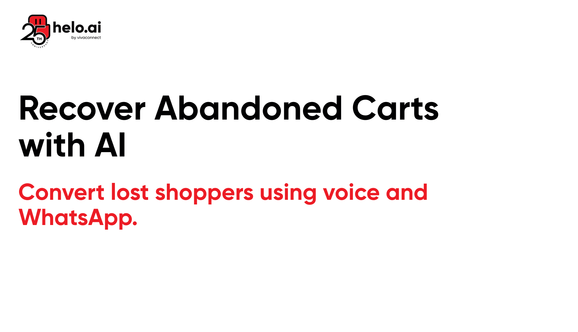 Recover Abandoned Carts with AI